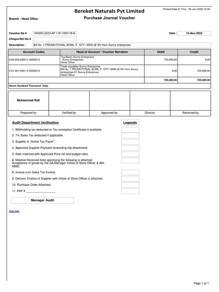 Journal Voucher Report | PDF | Invoice | Voucher