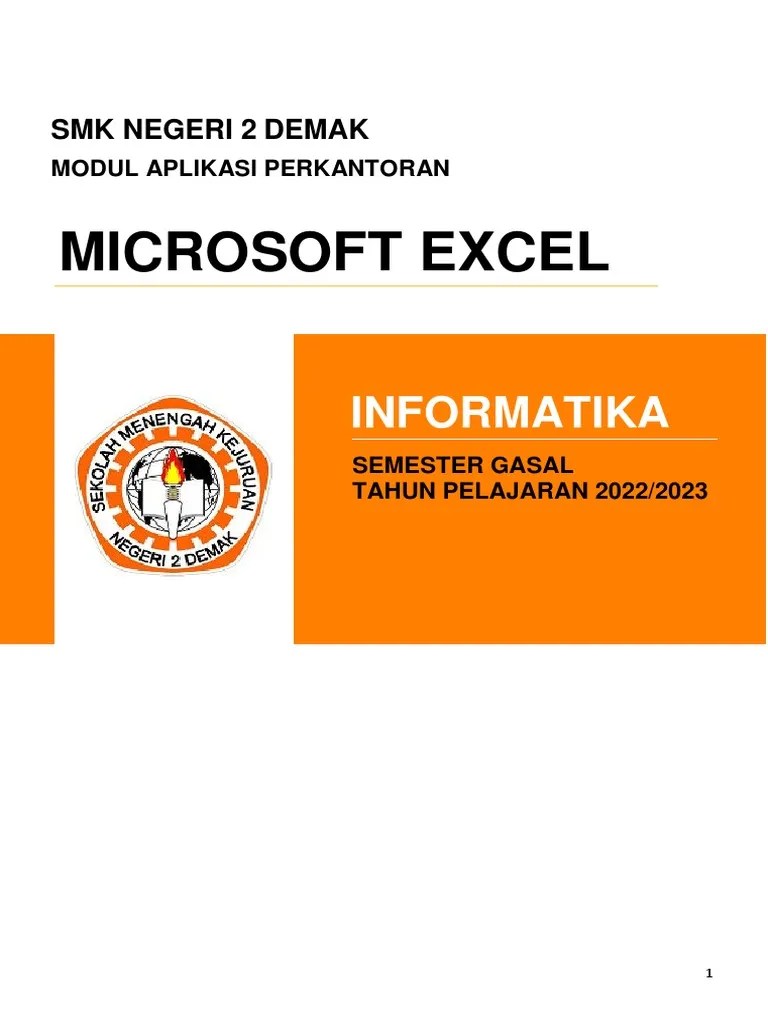 Modul Microsoft Excel | PDF