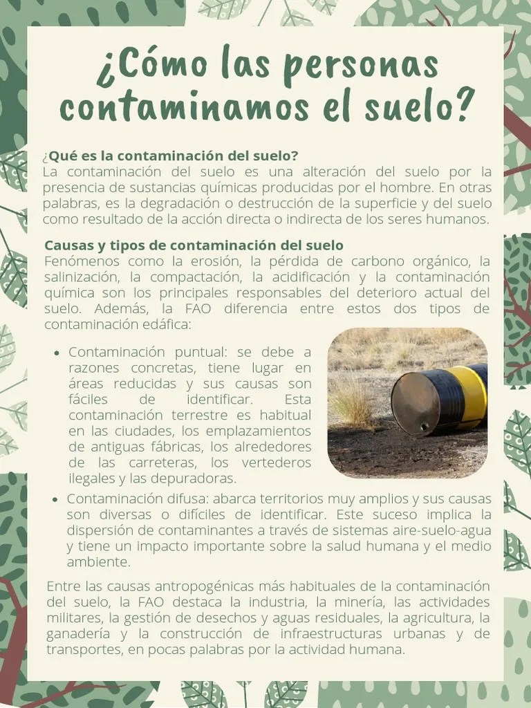 3 Contaminaci N Del Suelo Pdf Suelo Contaminaci N - Premium Dark Illustration Gallery - Full HD