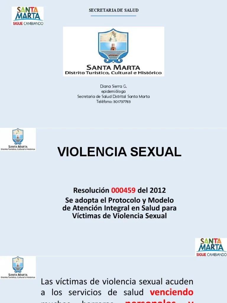 Protocolo Violencia Sexual | PDF | Violación | Agresión