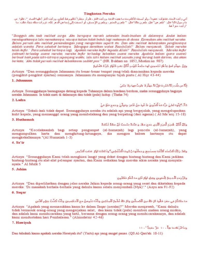 Tingkatan Neraka | PDF