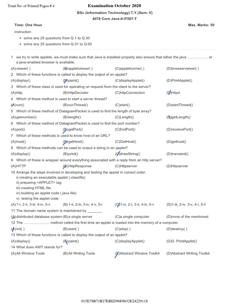 Core Java 2020 | PDF | Internet Protocol Suite | Network Socket