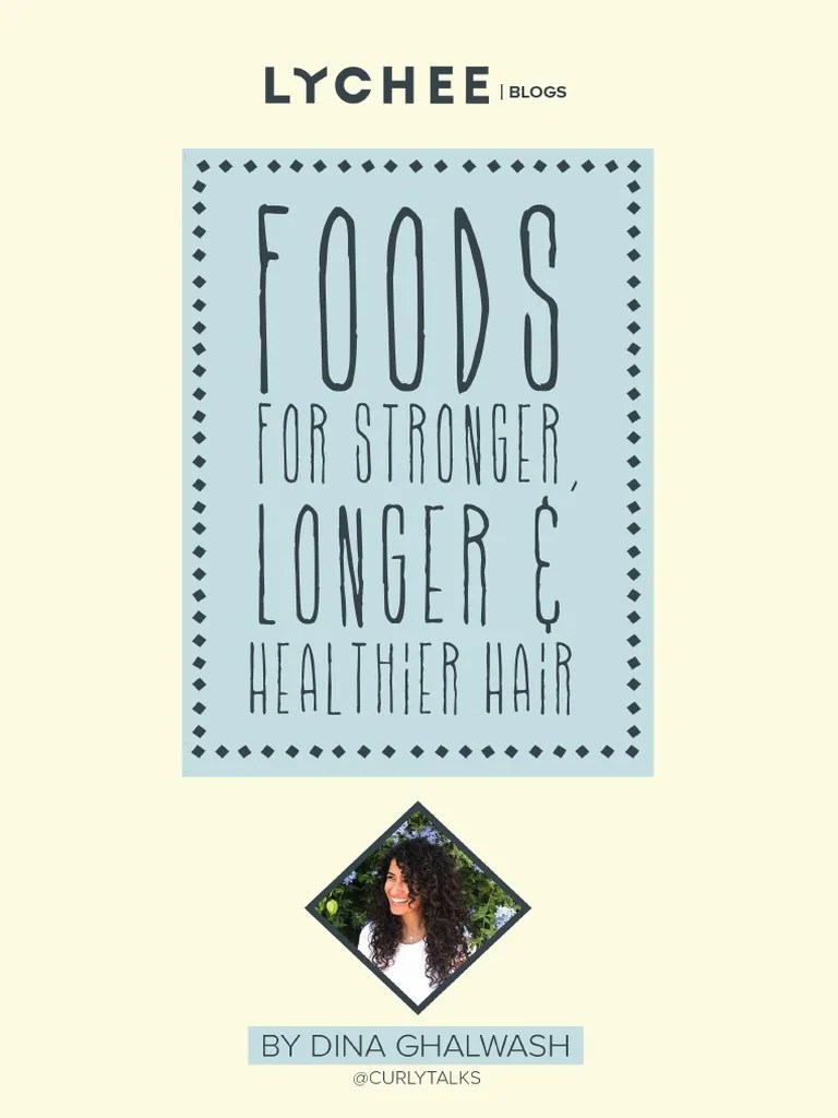 Foods For Healthier Hair | PDF