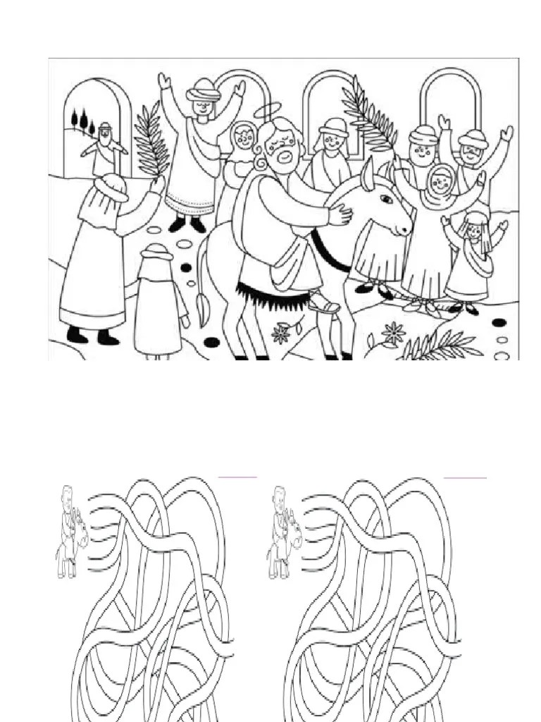 Entrada De Jesus En Jerusalen | PDF