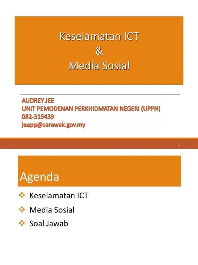 ICT Security And Social Media | PDF