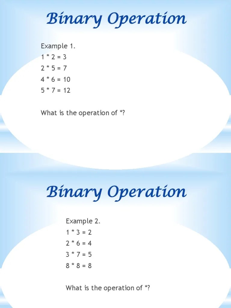Binary Operations | PDF | Mathematical Analysis | Linear Algebra