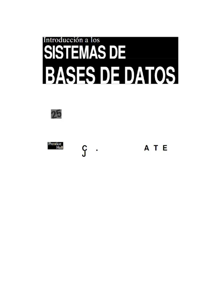 Introducción A Los Sistemas De Bases De Datos | PDF