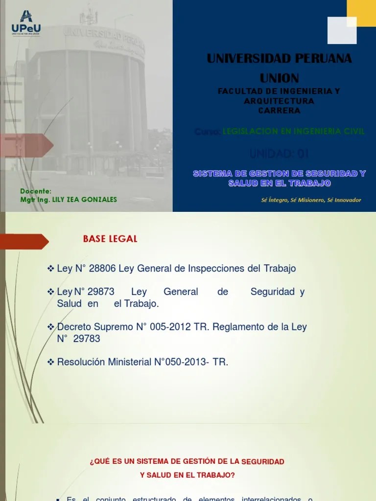 4 Sistema De Gestion De Seguridad Y Salud En El Trabajo | PDF | Seguridad Y Salud Ocupacional