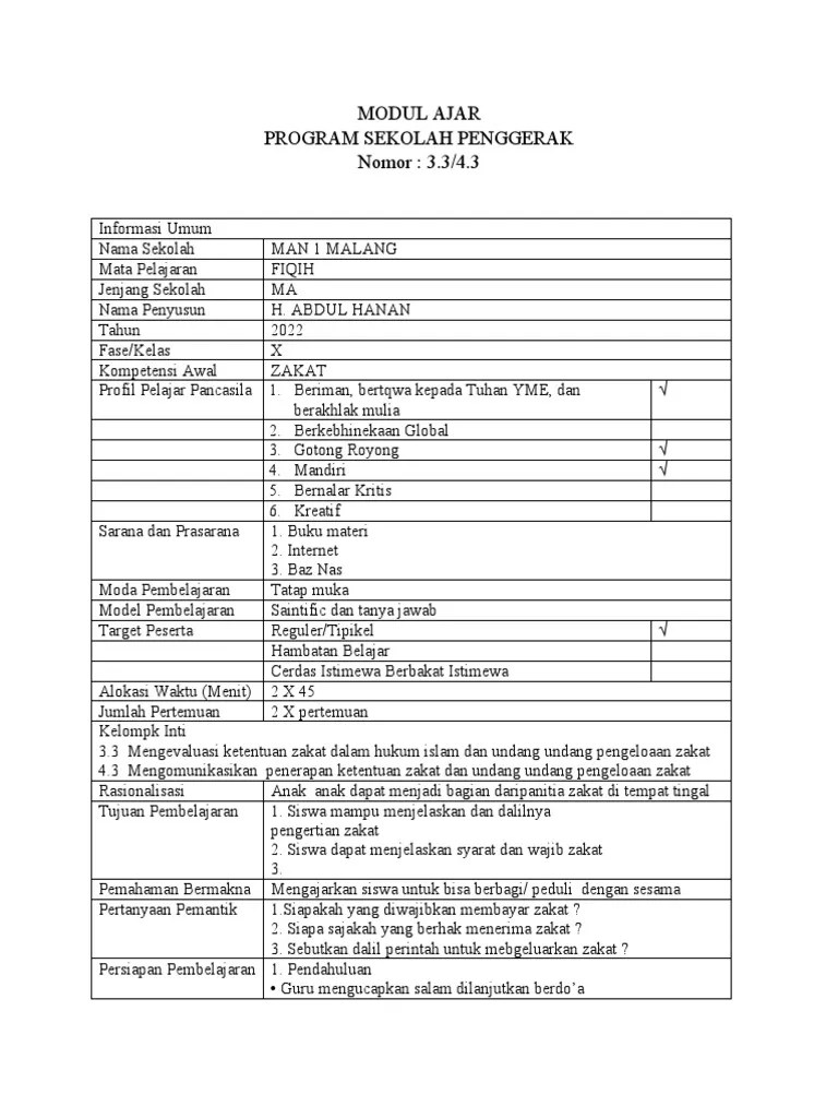 Modul Ajar Pelajaran Fiqih Kelas 4 Semester 1 20240811 204413 0000 Pdf - Light Design Collection - Full HD Quality