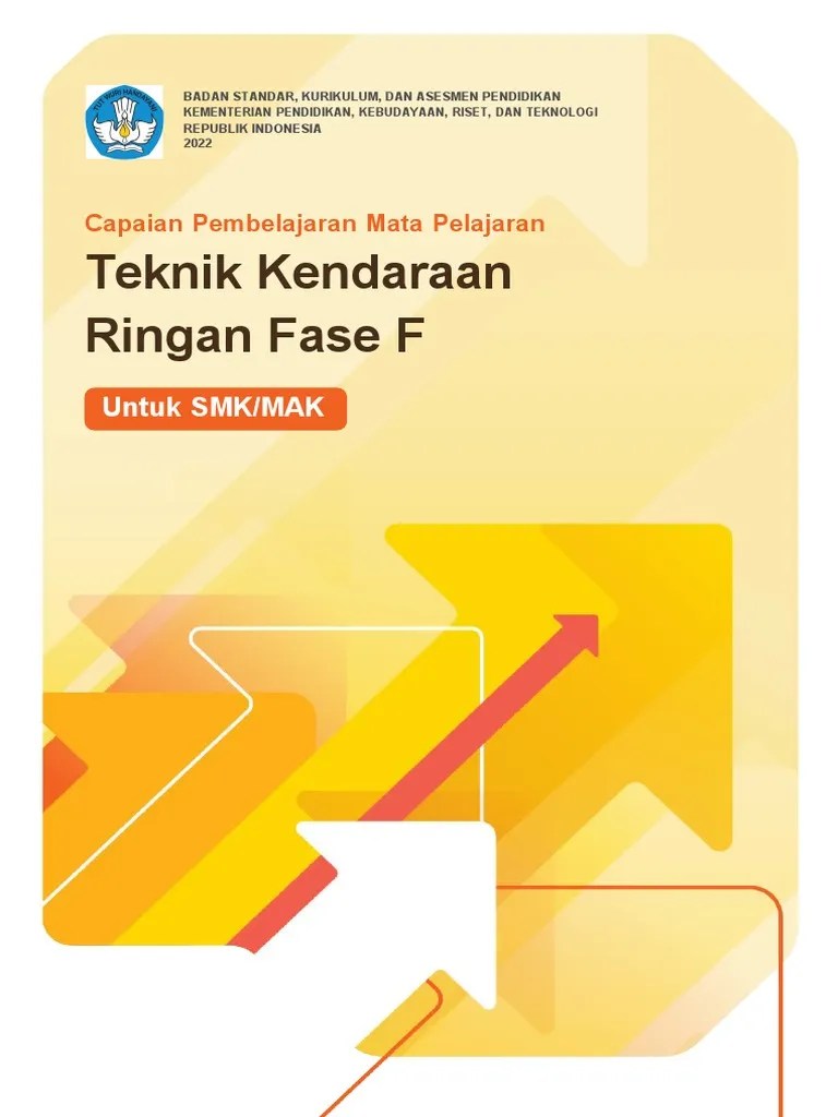 Modul Ajar Jurusan Teknik Kendaraan Ringan Tkr Fase F Rpp Kurikulum ...