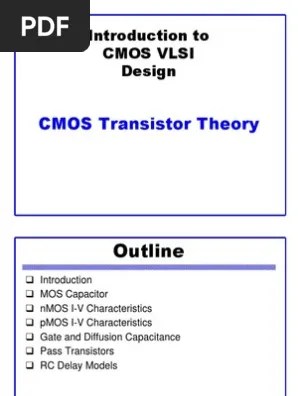 Lec3mos Mosfet Cmos