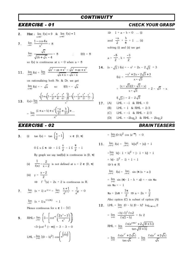 02 Continuity | PDF | Mathematics | Mathematical Analysis