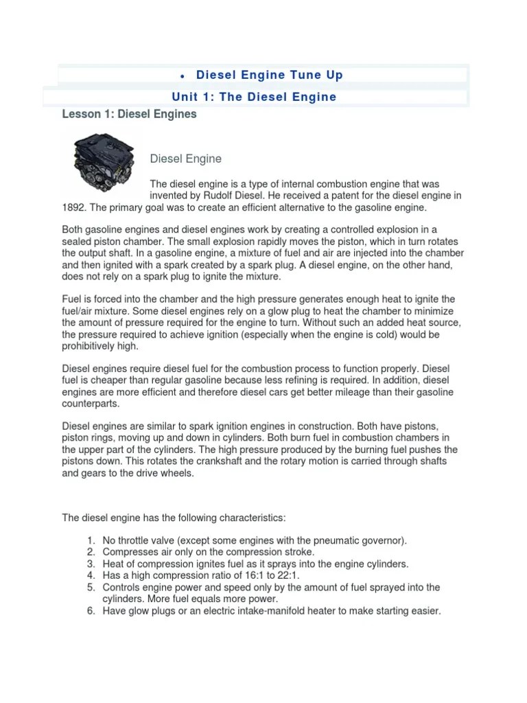 Understanding Diesel Engine Operation Through An In-Depth Examination ...