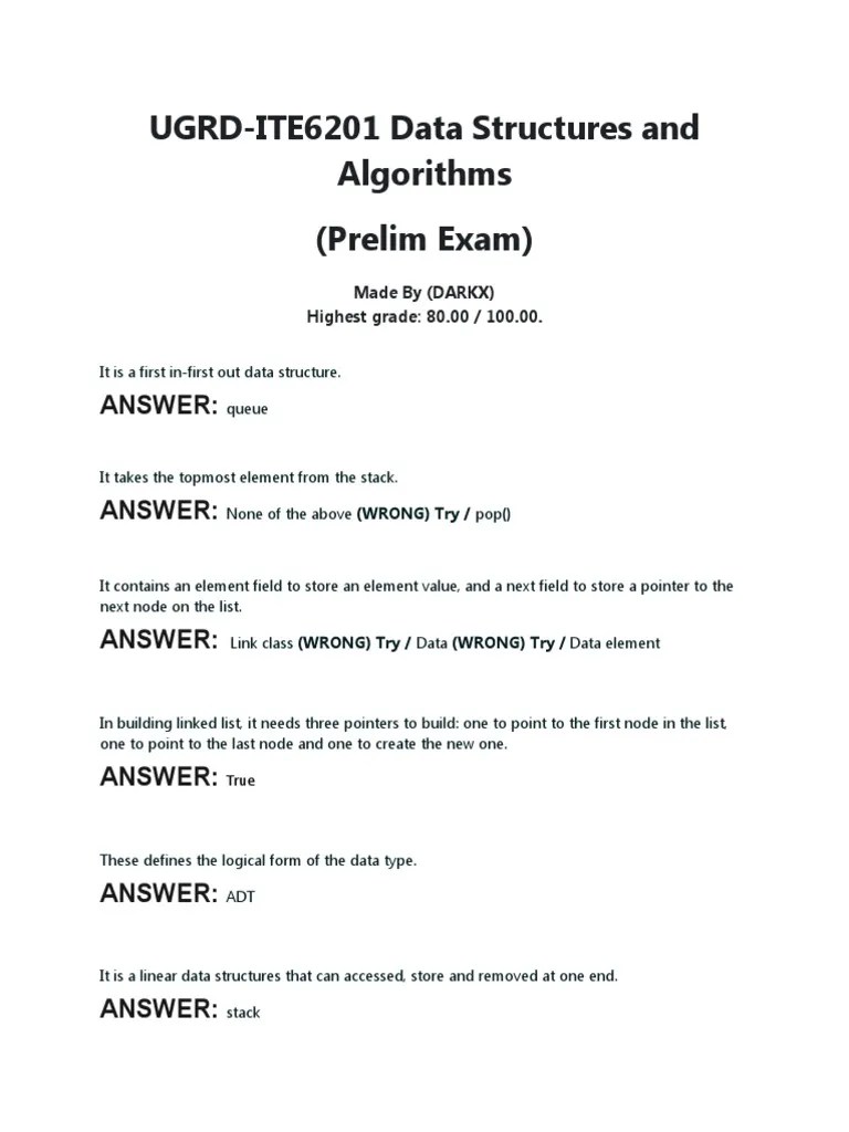 UGRD-ITE6201-Data-Structures-and-Algorithms-legit-not-quizess MidALL ...