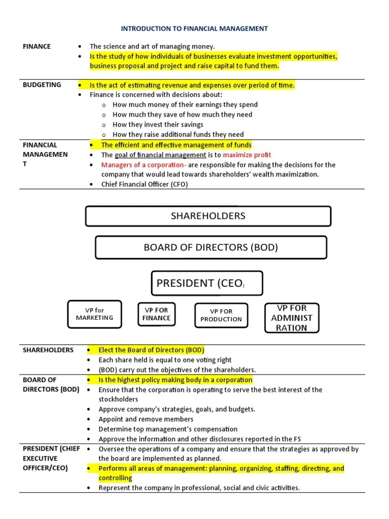 Business Finance - INTRODUCTION-TO-FINANCIAL-MANAGEMENT | Download Free ...