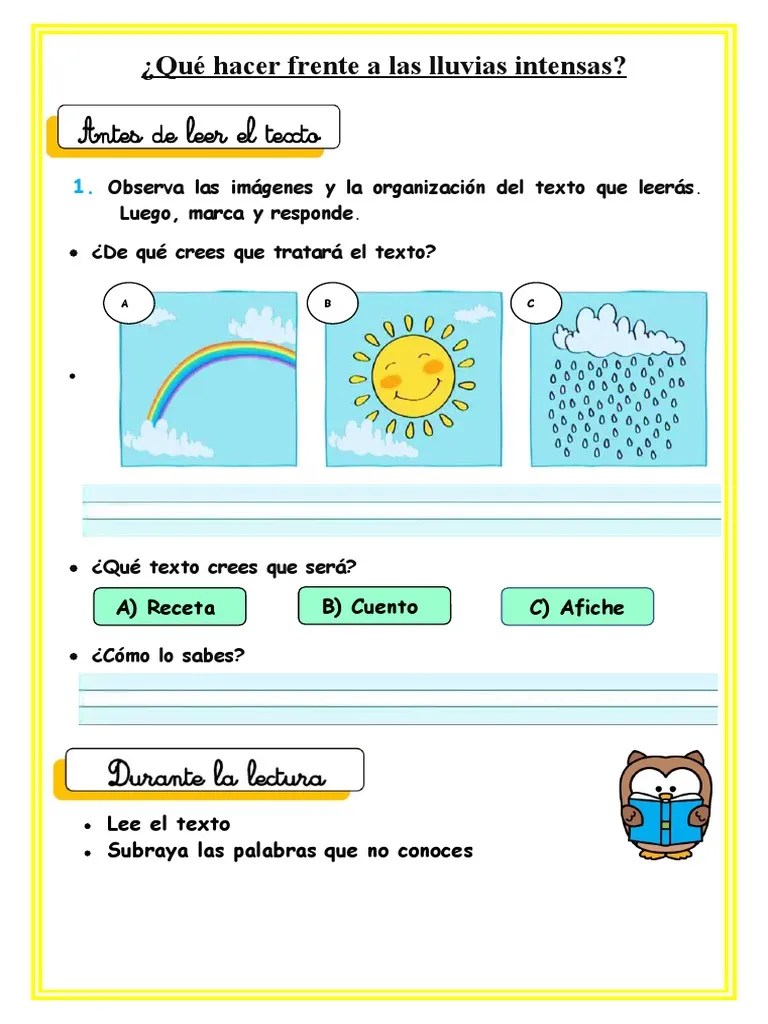 LUNES - FICHA Leemos Un Afiche | PDF