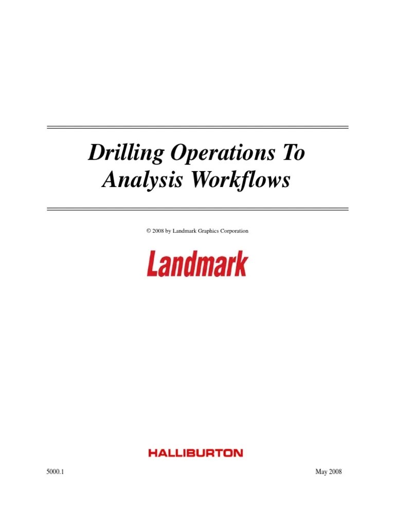 Drilling Operations ToAnalysis Workflows | PDF | Workflow | Application ...