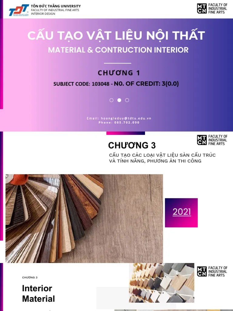 Cau Tao Va Vat Lieu 3 - Sàn | PDF