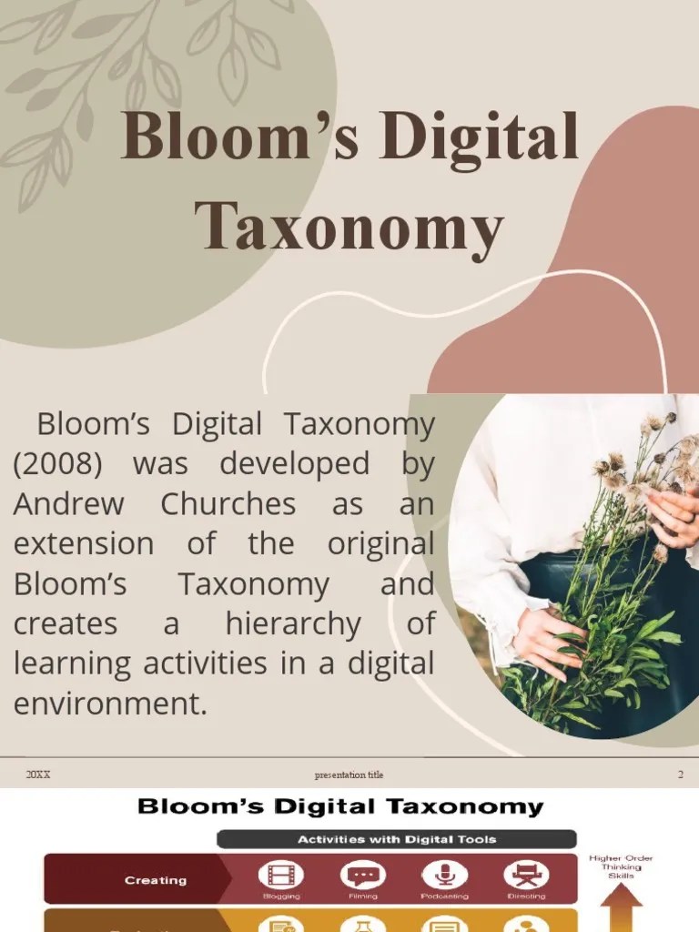 Bloom's Digital Taxonomy | PDF