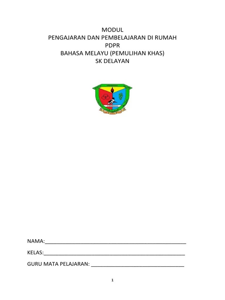 Modul Pemulihan Khas Bm Pdpr Ppd Beluran Pdf - Mountain Picture Collection - Mobile Quality
