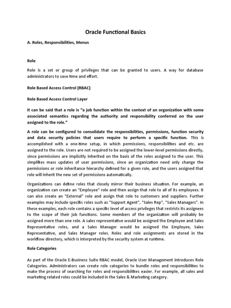 Oracle EBS Basics | PDF | Cross Validation (Statistics) | Software ...