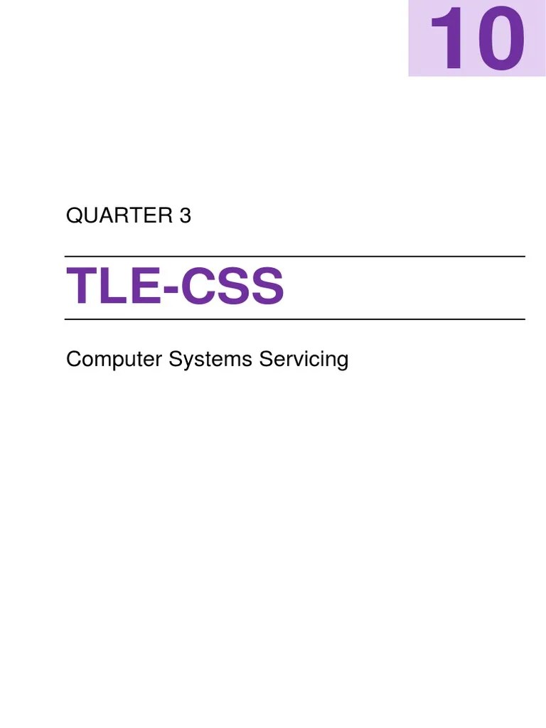 Q3 Tle CSS 10 | PDF | Command Line Interface | Occupational Safety And ...