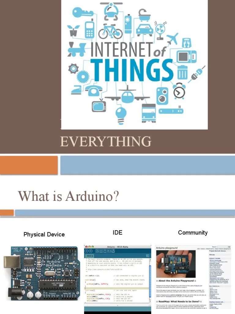 Lecture5 - Arduino IOT | PDF | Arduino | Microcontroller