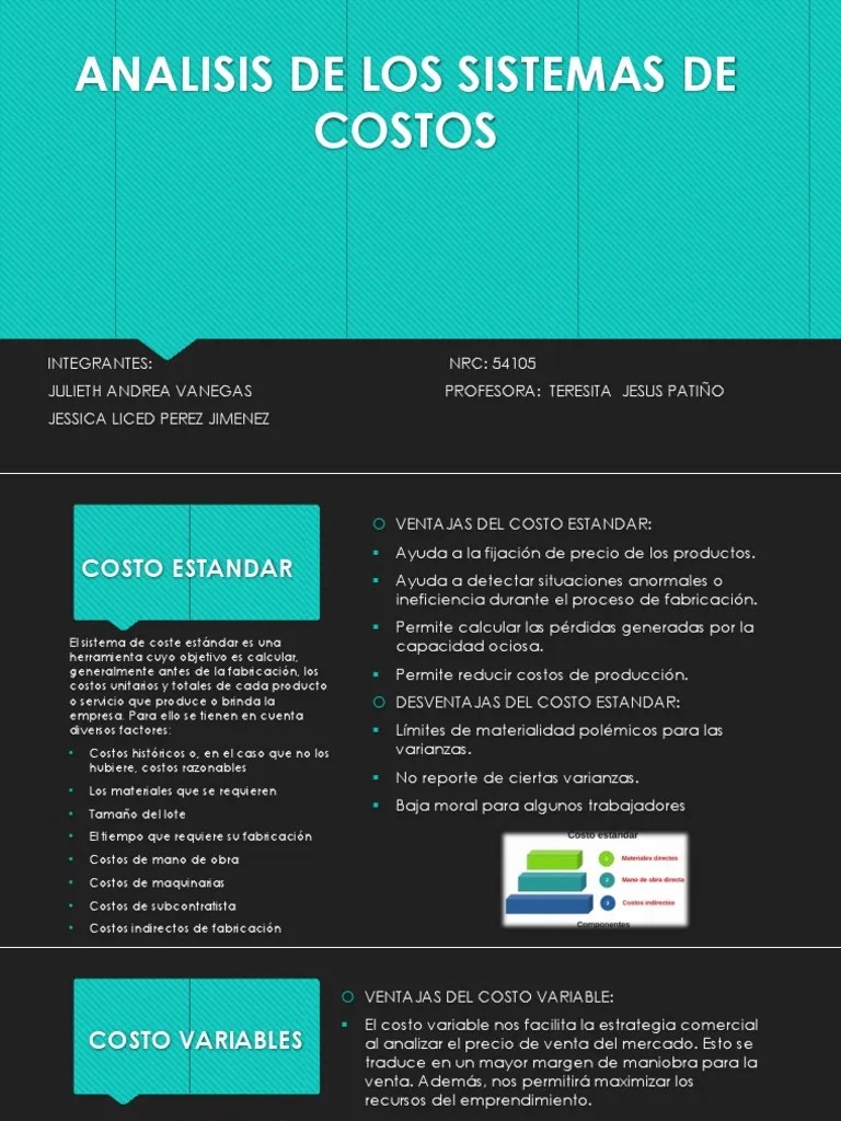 Actividad 7 Analisis De Los Sistemas De Costos | PDF | Costo | Presupuesto