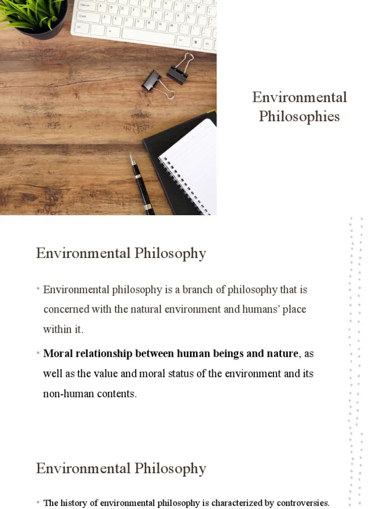 Lesson Three - Environmental Philosophy Ver1 | PDF | Environmental Ethics | Ecofeminism