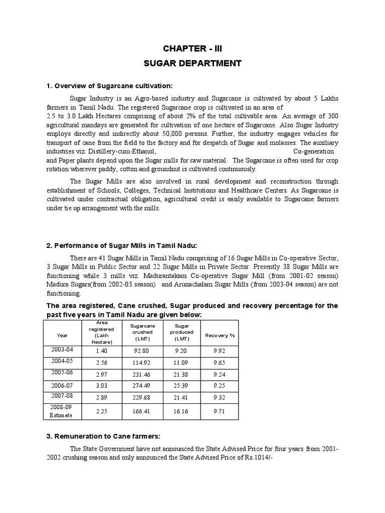 Sugar | PDF | Sugarcane | Agriculture