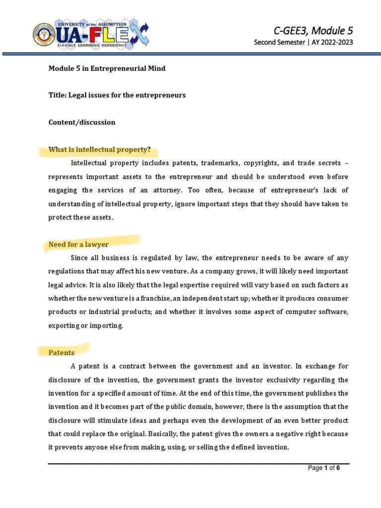 Module 5 - Entrepreneurial Mind | PDF