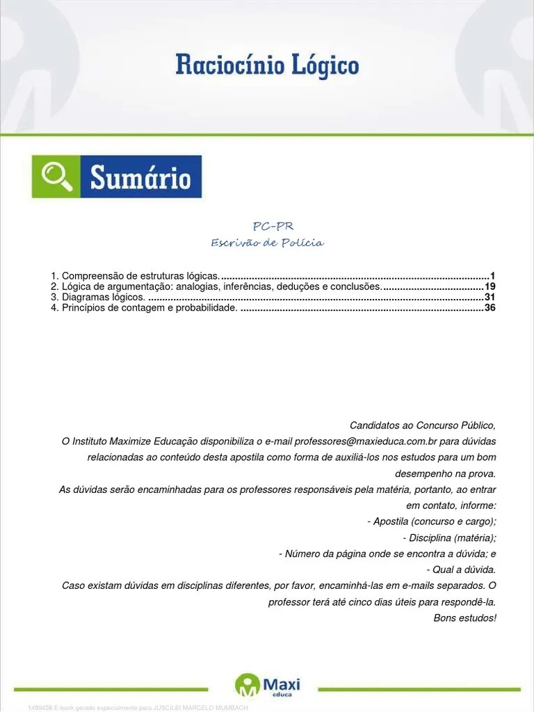 03 Raciocinio Logico | PDF | Argumento | Raciocínio Dedutivo