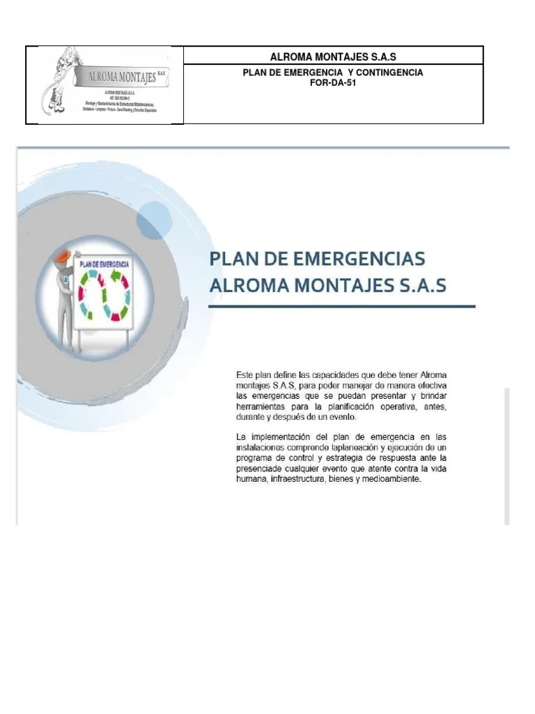 1plan De Emergencia Y Contingencia | PDF