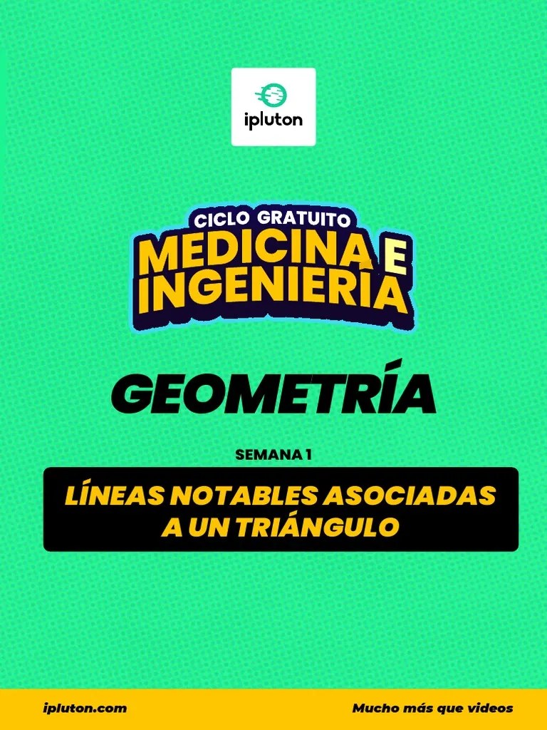 1633551812cuadernillo Geo Líneas Notables Asociadas A Un Triángulo | PDF | Triángulo | Formas ...