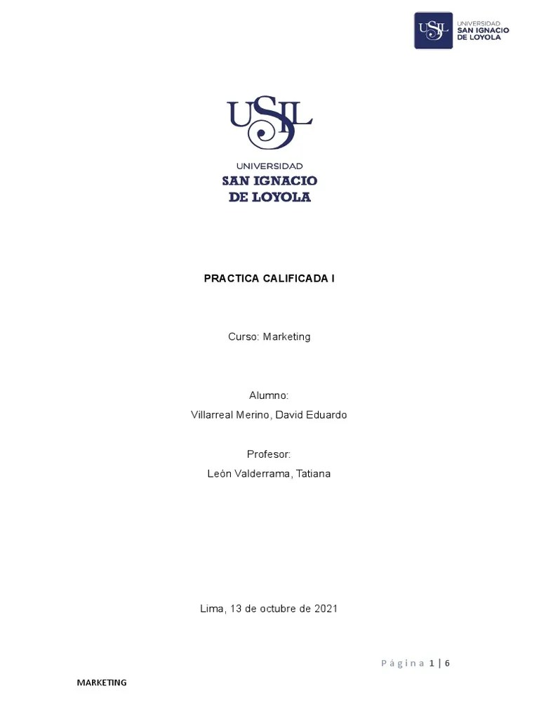 Practica Calificada I | PDF