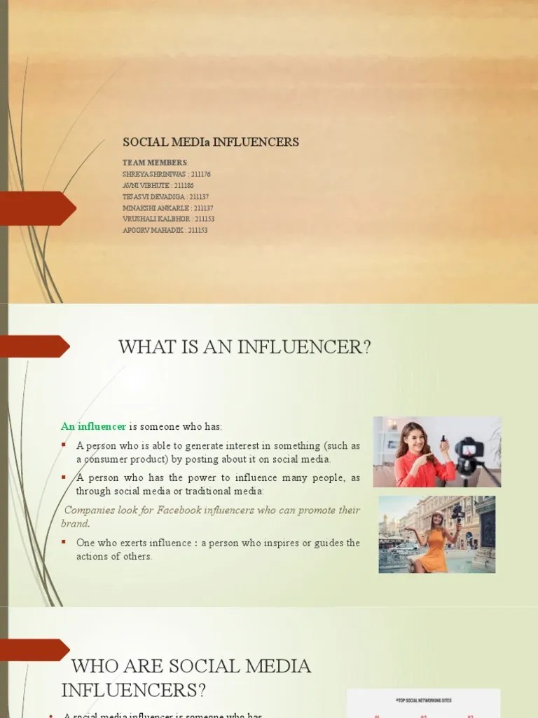 EMC SOCIAL MEDIA INFLUENCER | PDF | Popular Culture & Media Studies ...