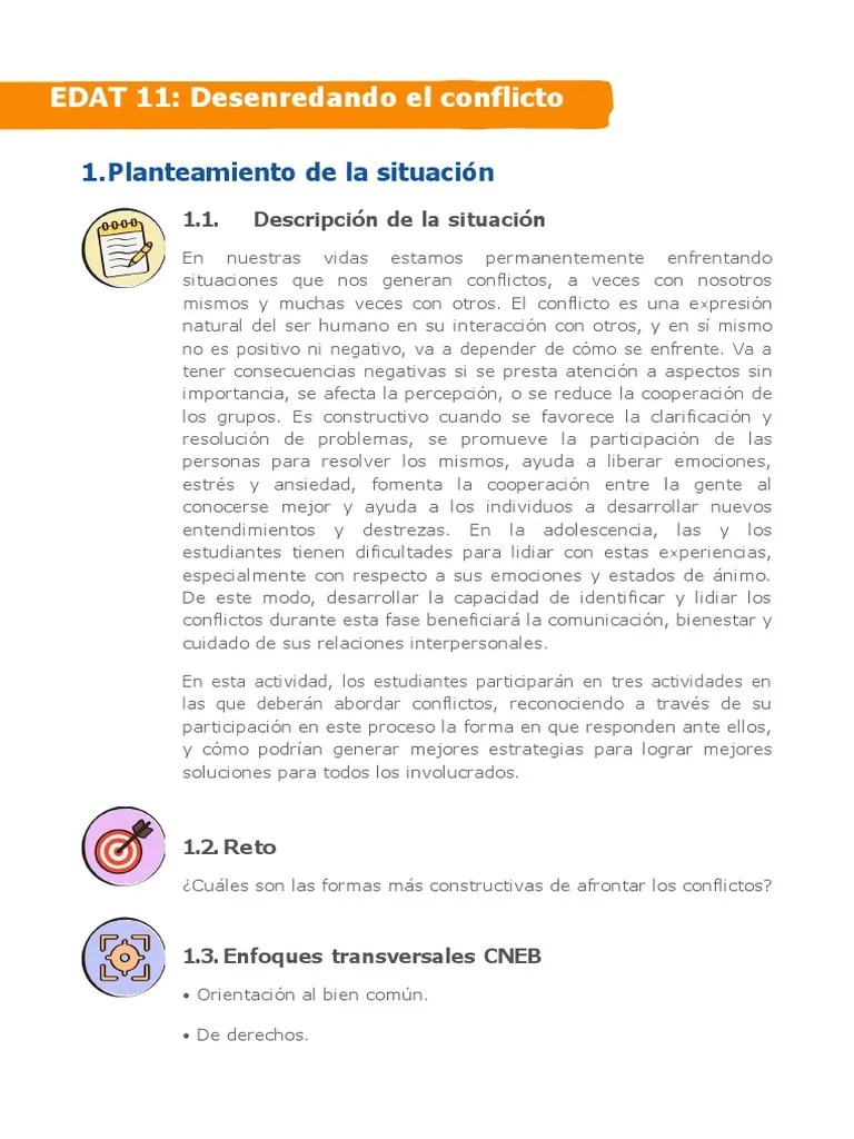 Habilidades Socioemocionales - TUTORIA | PDF | Las Emociones | Conflicto (proceso)