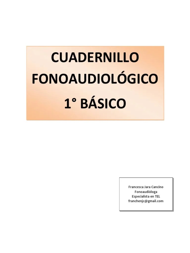 CUADERNILLO 1 Primero Basico | PDF