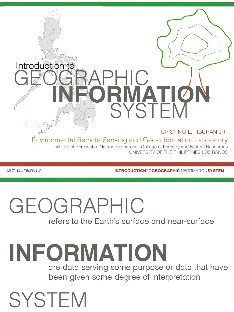 01 Intro To GIS | PDF | Geographic Information System | Computer Science