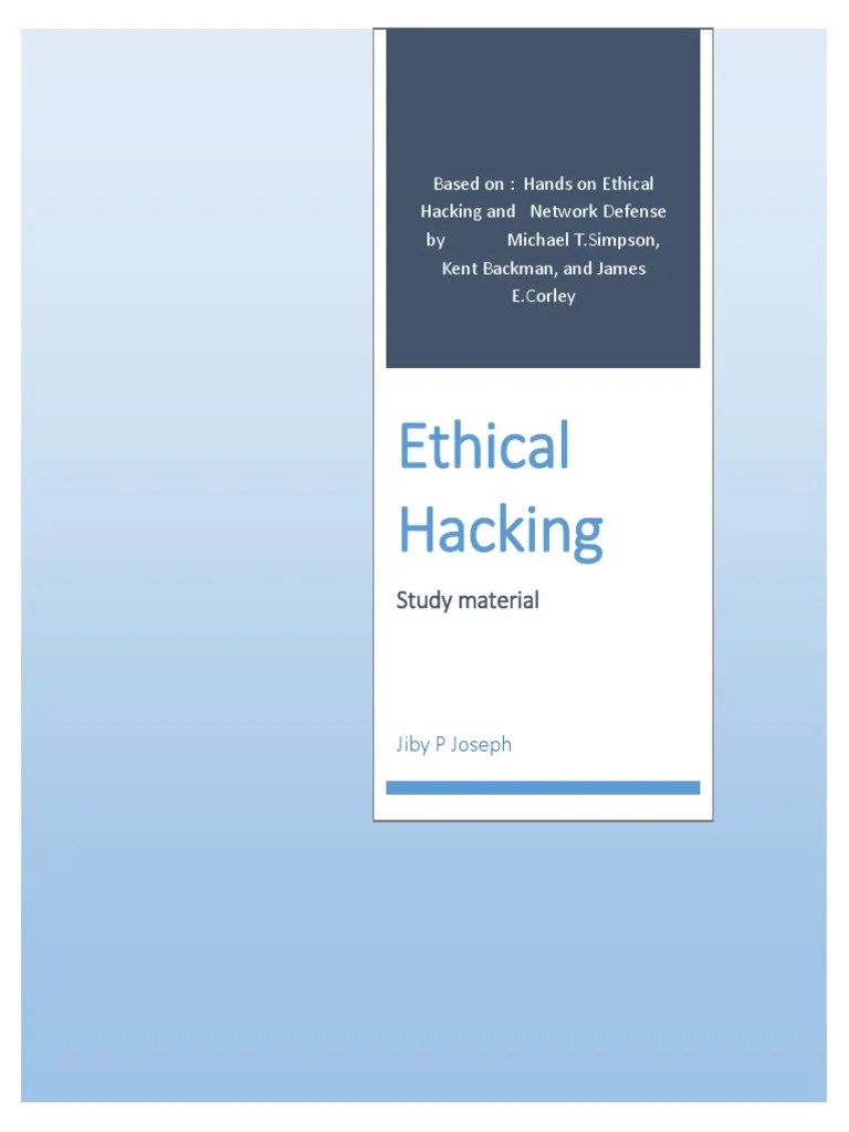 Ethical Hacking | PDF | Denial Of Service Attack | Computer Virus