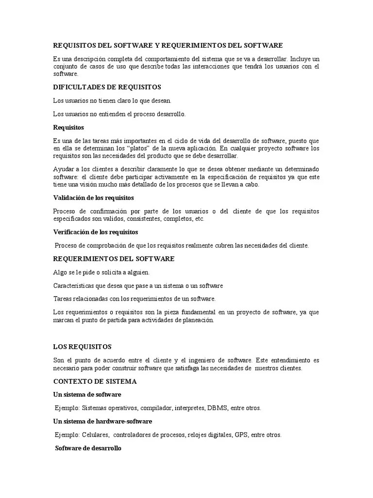 Prueba Ingenieria Del Software | PDF | Software | Ingeniería De Software