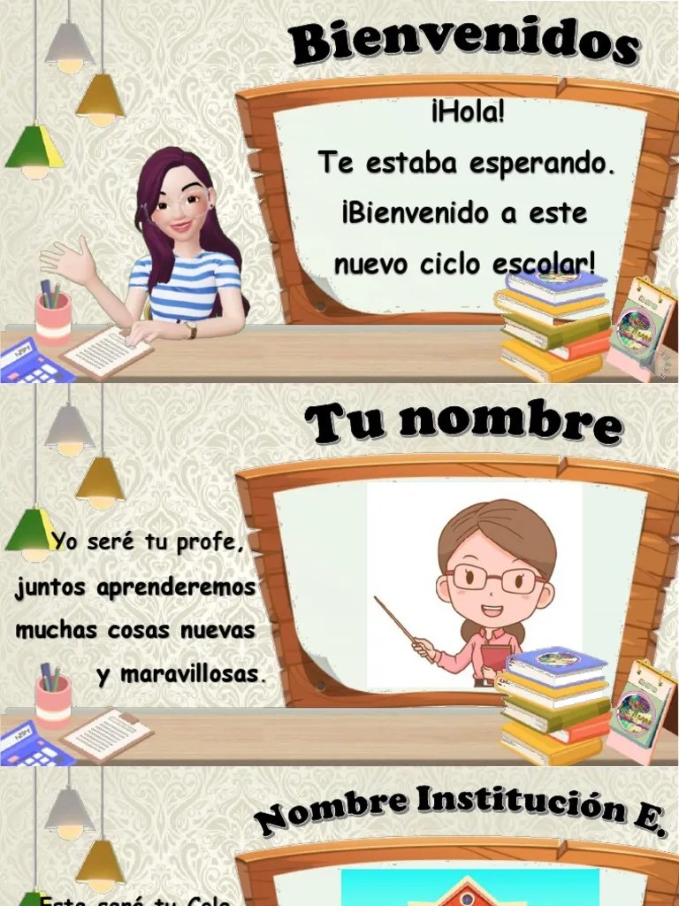 Bienvenida Al Nuevo Año Escolar | PDF