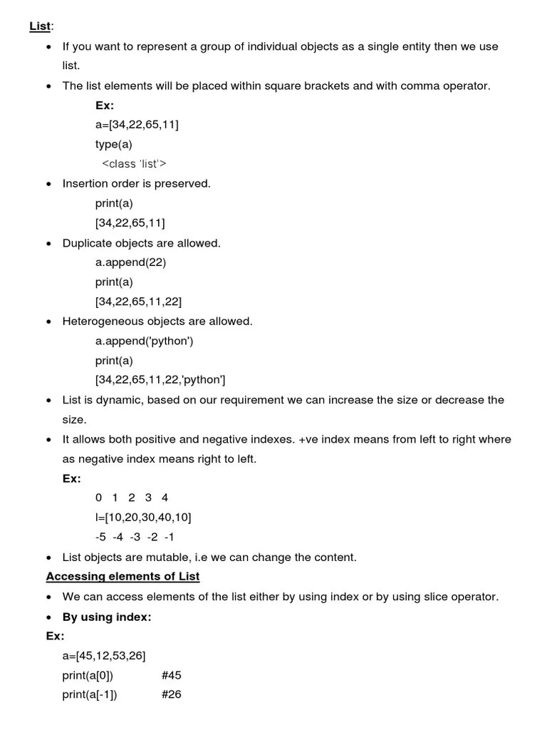 Python Module 3 | PDF