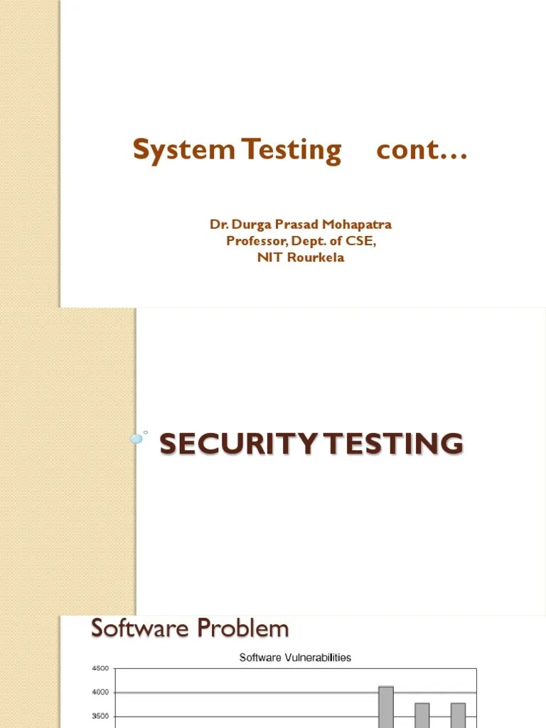 4 Security Testing | PDF | Security | Computer Security
