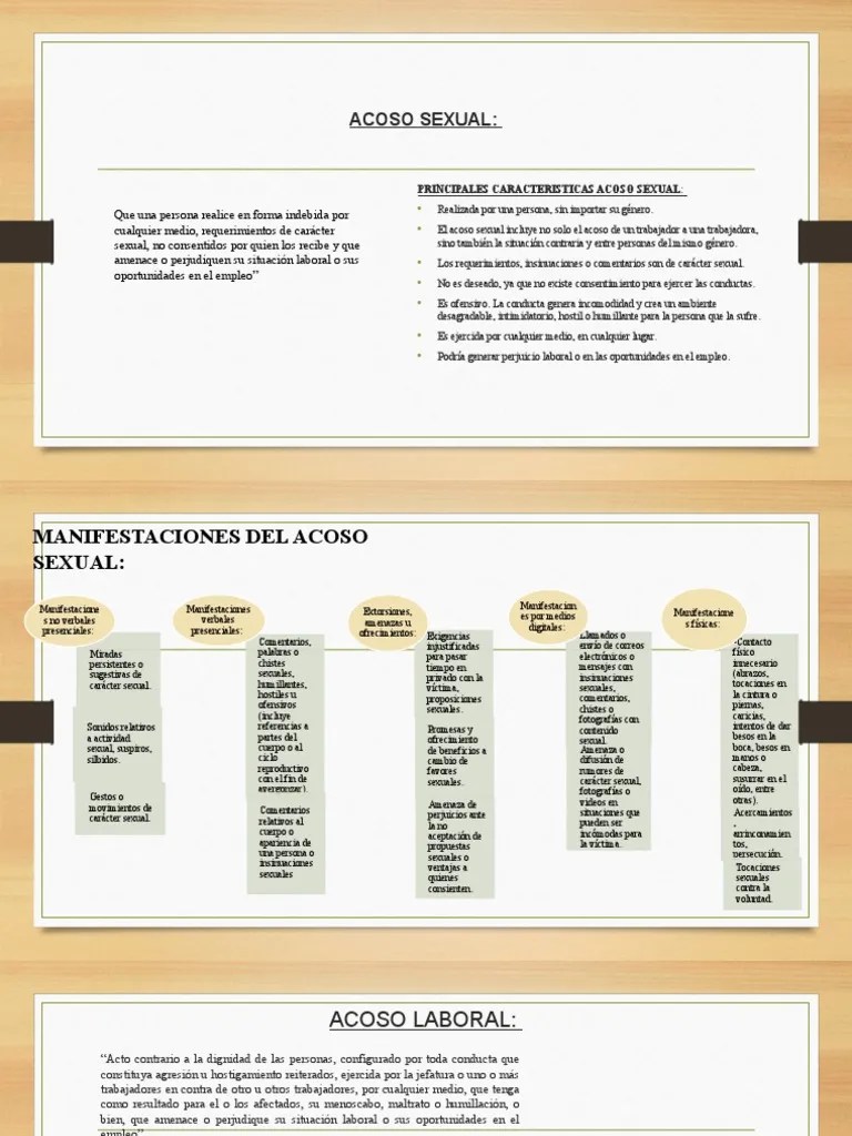 Acoso Laboral | PDF | Acoso Sexual | Abuso Infantil