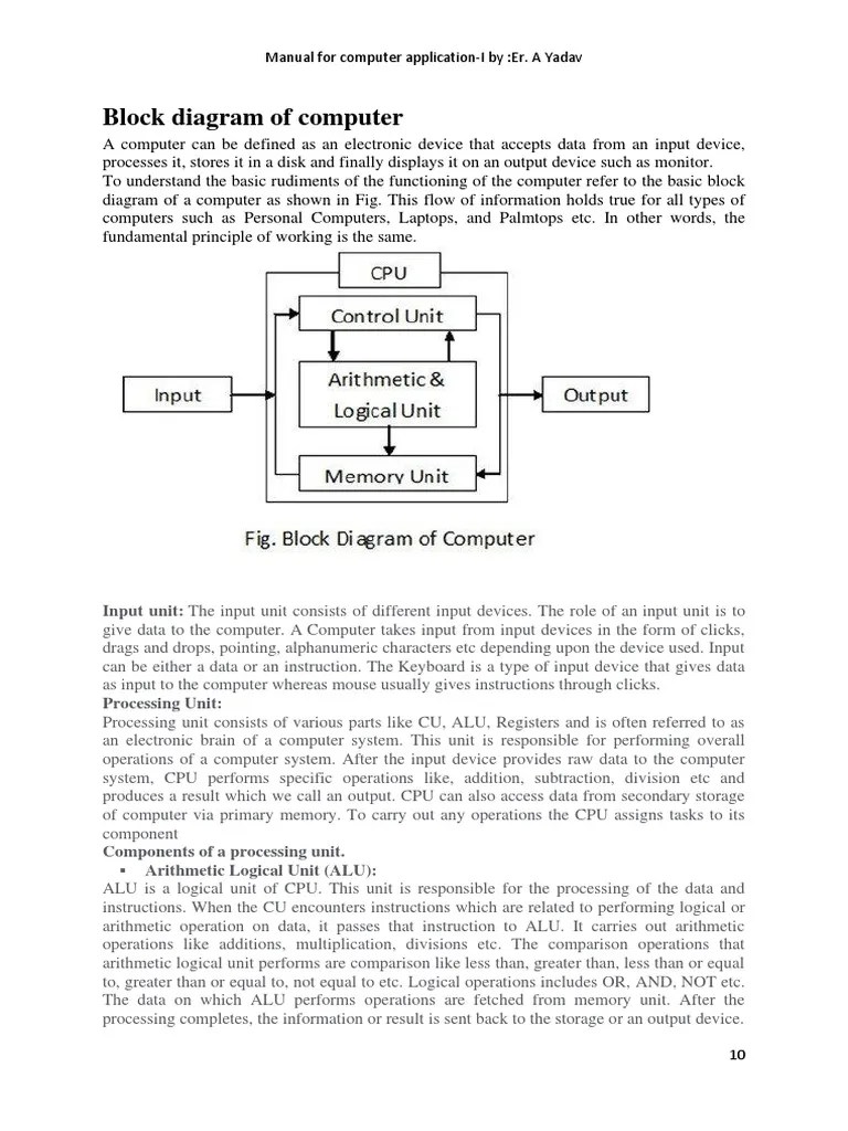 Unit 2. Hardware Components | PDF