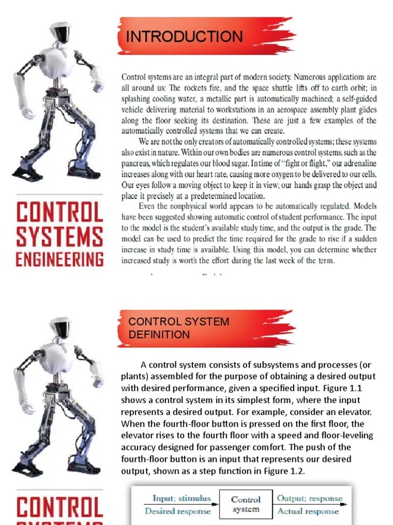 1 Introduction To Feedback And Control Systems Pdf Control Theory - Premium Space Design Gallery - Desktop