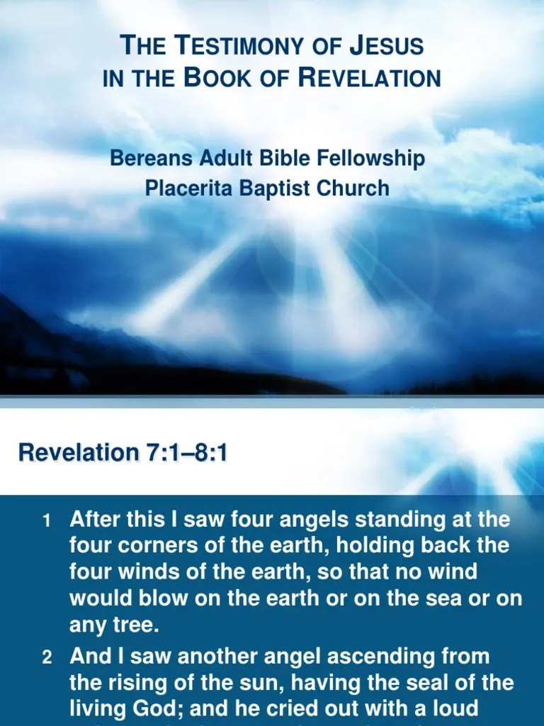 14 Revelation PPT | PDF | Rapture | Jesus