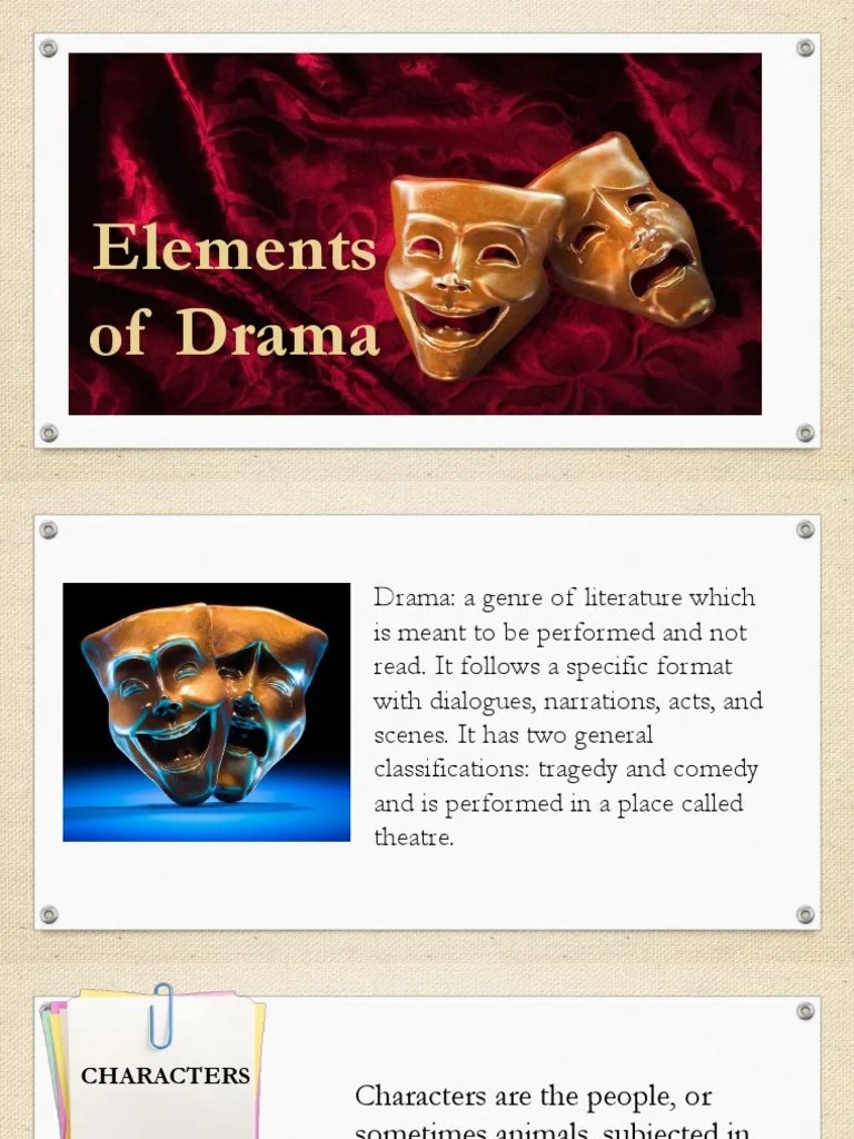 Elements Of Drama | PDF