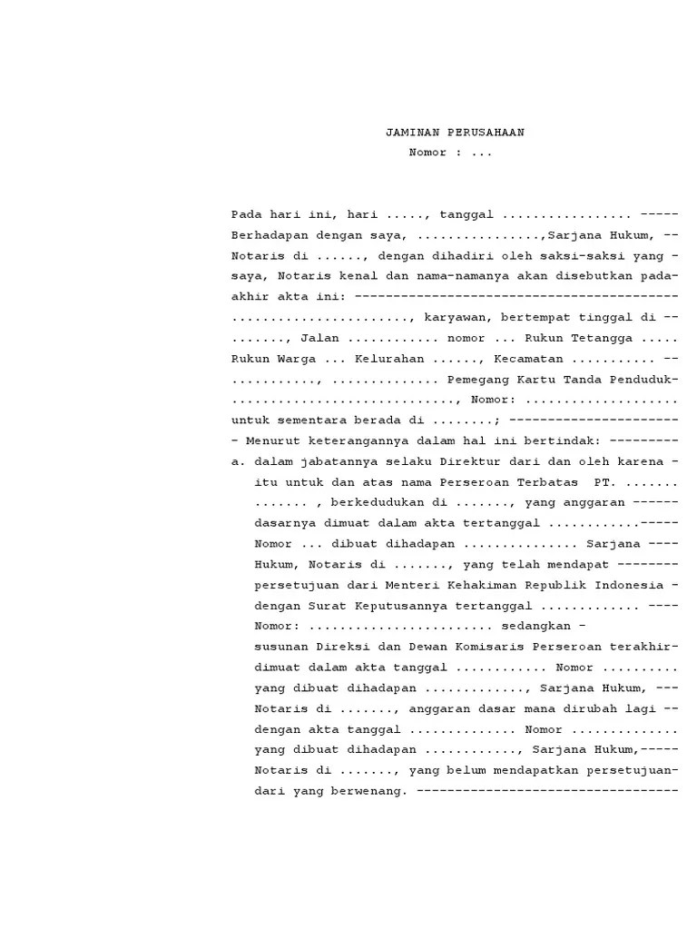 7. JAMINAN PERUSAHAAN (2) | PDF